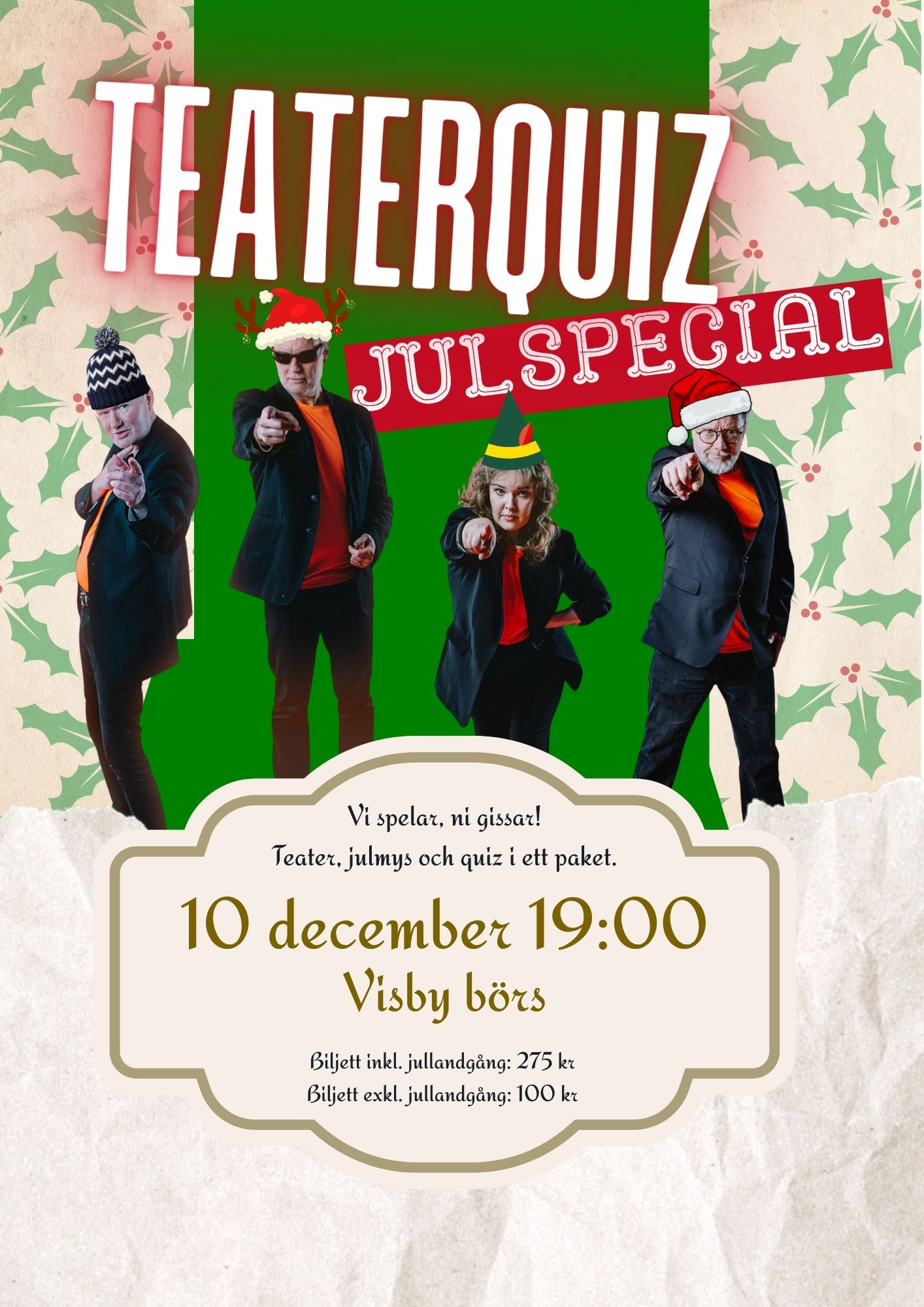 Johan Seige och Nicklas Nordborg från Mandarinteatern poserar med resväskor på en strand, föreställande Jamaica i pjäsen 'Jamaicatrippen'